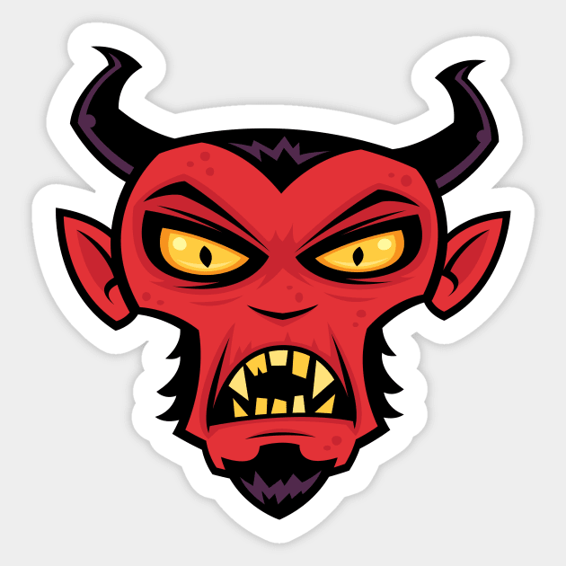 Mad Devil Sticker by fizzgig